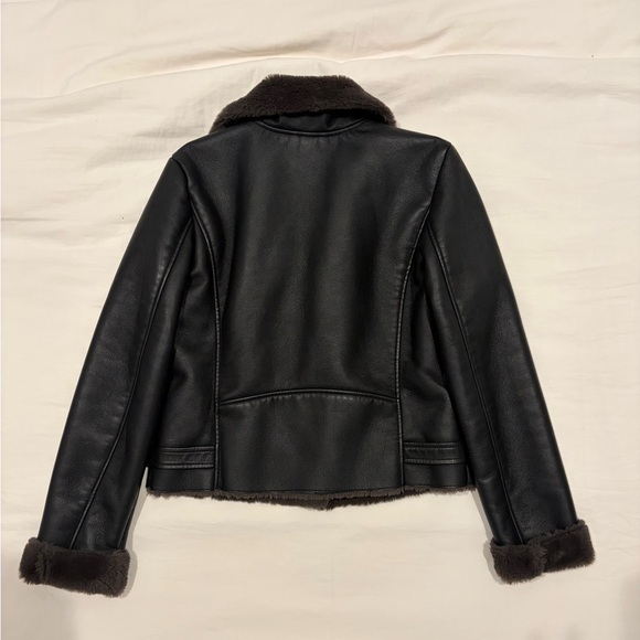 Mango Leather Jacket - Picture 3 of 4